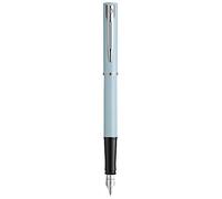 Waterman – Stylo plume Allure – Vernis bleu bébé mat, Plume fine – Coffret cadeau