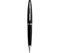 WATERMAN Carène Stylo bille, Noir brillant, recharge bleue pointe moyenne, Coffret cadeau Noir G