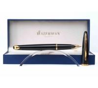 Waterman Carène: Stylo Plume Laque Noire Gt, Plume Taille Fine