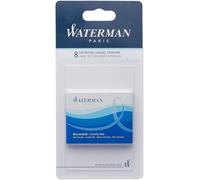 Waterman Cartouches D`Encre Pour Stylo Plume Format Long « International » Couleur Bleu Sérénité Lot De 8 Sous Blister