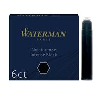 Waterman Cartouches d'encre pour stylo plume format international « petit » Noir Intense boîte de 6