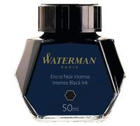 Waterman encre pour stylo plume | flacon d'encre Noir Intense | bouteille de 50 ml