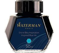Waterman encre pour stylo plume - flacon d'encre Bleu Inspiration - bouteille de 50 ml