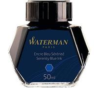 Waterman encre pour stylo plume | flacon d'encre Bleu Sérénité | bouteille de 50 ml