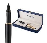 Stylo roller Waterman Expert | La collection Opera | Noir et or | Coffret cadeau géométrique
