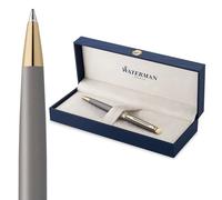Waterman Stylo bille Hémisphère L'édition discrète Gris Pierre Pointe moyenne Encre bleue Coffret
