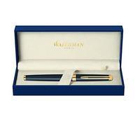 Waterman Hémisphère stylo plume , noir mat avec attributs or fin 23K , plume fine , coffret cadeau