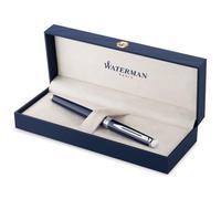 Waterman Hémisphère stylo Roller | laque bleue avec finition palladium | pointe fine | encre noire | Coffret cadeau