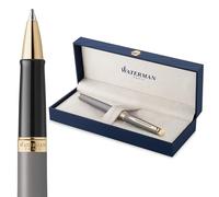 Waterman Stylo roller Hémisphère Gris Pierre Pointe fine Encre noire Coffret cadeau