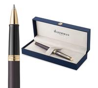 Waterman Hémisphère Stylo roller | L'édition discrète | Noir Lave | Pointe fine | Encre noire | Coffret cadeau