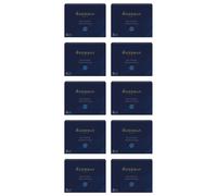 Waterman Lot De 10 Etuis De 8 Cartouches Longues Encre Bleu Mystère