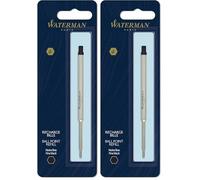 Waterman recharge d’encre pour stylo bille | pointe fine | encre noire | 1 recharge