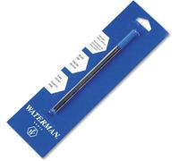 Waterman Recharge Pour Stylos Roller À Pointe Fine, Encre Bleue (540961)