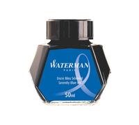 Waterman S0110720 Encre - flacon en verre de 50 ml, bleu floride