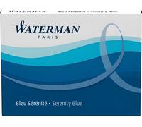 Waterman S0110910 cartouches d'encre bleu-noir standard grand format 8 cartouches(P)