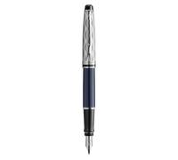 WATERMAN Stylo à plume Expert DeLuxe C.C Deep Blue Lacquer F Bleu