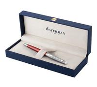 Waterman stylo bille, Hémisphère collection French Riviera, Le Club rouge, Pointe moyenne, Coffret cadeau