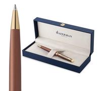 Waterman Stylo bille Hémisphère | L'édition discrète | Rouge Cuivre | Pointe moyenne | Encre bleue | Coffret cadeau
