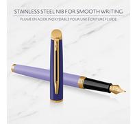 Waterman - Stylo Plume Hã©Misphã¿Re Colour Blocking - Plume Fine - Violet - Violet