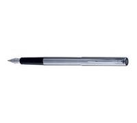 Waterman - Graduate: Stylo Plume Chrome , Plume Acier De Taille Fine, Livré E...