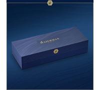 Waterman - Stylo roller Hemisp Lesce Ct F Lacquer Blue | 1 pièce
