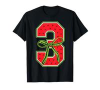 Watermelon 3rd Birthday Girls 3 Years Old Summer Party T-Shirt