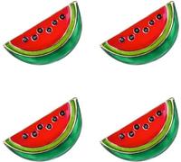 Watermelon Pin | Fruit Food Brooch Pin | Trendy Creative Watermelon Brooch For Wedding, Day Wear