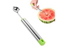 Watermelon Scooper, Stainless Steel Fruit Spoon with Ergonomic Handle, Food Grade Baller Tool for Kitchen Use, Ice Cream Sorbet Butter Meatball Dessert Decoration Serving Tool