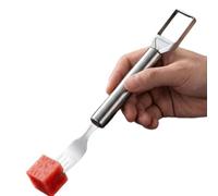 Watermelon Slicer | Stainless Steel Portable 2-in-1 Easy To Use | Watermelo | Summer Fruit Mango Fork Slicer Tool for Fruit Party BBQ Watermelon Slicer Cutter Stainless Steel Portable Kitchen Cutting