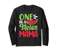Watermelon Summer Fruits One in a Melon Mama Manche Longue