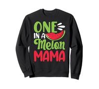 Watermelon Summer Fruits One in a Melon Mama Sweatshirt