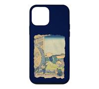 Watermill at Onden Hokusai Vintage Retro Art Japonais Coque pour iPhone 12 Mini