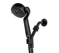 Waterpik Caddy Buddy PHO-555E Pommeau de douche pivotant avec tuyau de 1,5 m, 5 modes avec pulvérisateurs haute pression, noir mat