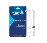 Waterpik DT-100E Lot de 2 embouts de rechange pour prothèse dentaire Transparent