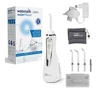 Waterpik - Hydropulseur Sans Fil Advanced, Jet Dentaire Portable Rechargeable, Élimine la Plaque, 3 Niveaux de Pression, Blanc (WP-560EU)
