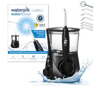 Waterpik - Hydropulseur Ultra Professional, Jet Dentaire avec 7 Embouts et 10 Niveaux de Pression, Élimine la Plaque, Noir (WP-662EU)