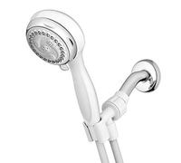 Waterpik NVL-651E Pommeau de douche avec tuyau 1,8 GPM PowerSpray Blanc