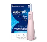 Waterpik Pulse 3000 Hydropulseur portable sans fil rechargeable pour les dents, les gencives, les soins des appareils dentaires et les voyages avec 2 embouts de fil dentaire, imperméable, accepté ADA