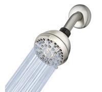 Waterpik XAS-619E PowerPulse Pommeau de douche 6 modes Fixation fixe Nickel brossé
