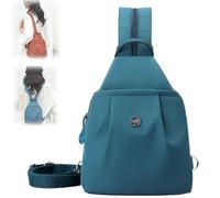 Waterproof 2-Way Commuter Bag, Anti-Theft Large Capacity Backpack for Women, Lightweight Fashion Design, for Daily, ETC (Blue)