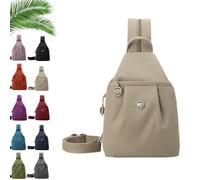 Waterproof 2-Way Commuter Bag, Convertible Travel Bag, Anti-Theft Travel Tote, Large Capacity, for Fitness, Commuting, Travel (Beige)
