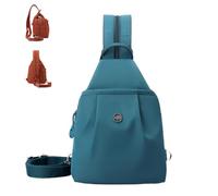 Waterproof 2-Way Commuter Bag,Large Capacity Oxford Convertible Shoulder Travel Tote,Comfortable Carrying Anti-Theft Handbag (Blue)