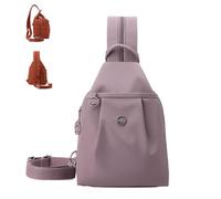 Waterproof 2-Way Commuter Bag,Large Capacity Oxford Convertible Shoulder Travel Tote,Comfortable Carrying Anti-Theft Handbag (Pink)