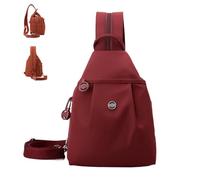 Waterproof 2-Way Commuter Bag,Large Capacity Oxford Convertible Shoulder Travel Tote,Comfortable Carrying Anti-Theft Handbag (Red)