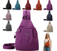 Waterproof 2-Way Commuter Bag, Outdoor Fashion Commuter Bag, Convertible Backpack with Adjustable Straps Connected (purple)