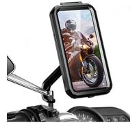 Waterproof 360° Rotation Adjustable Smartphone Holder For Motorcycles And Rearview Mirrors With Sensitive Touch Screen, 12-17.3 Cm (L)