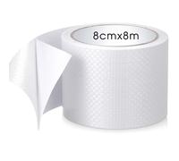 Waterproof Adhesive Pe Tarpaulin Tape Repair Kit Waterproof Truck Tarpaulin Repair Tape For Awning Tarpaulin Patches In Truck Fabric (White)