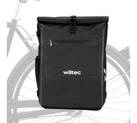 Waterproof Backpack Bag For Luggage Rack Black-25 L Capacity-500d Pvc-With Laptop Compartment-For Bikes And E-Bikes-Bicycle Bag-Cycling