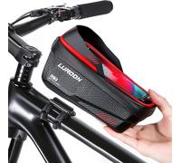 Waterproof Bicycle Phone Holder Large Capacity Touch Screen Frame Bag Mountain Bike With Rain Cover Sun Visor Holder For Smartphone Under 6.9 Inches