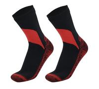 Waterproof Breathable Men and Women Socks Warm for Hiking Camping Running Cycling Fishing Sock Riding Snow Pour Homme(1 pair red,XL Euro 47-50)